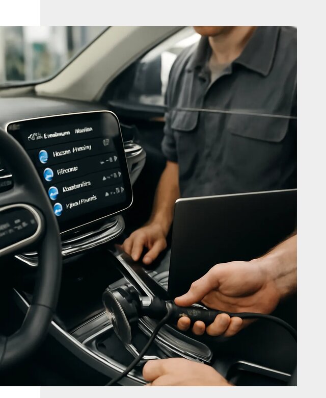 Установка приложений Geely для мультимедиа автомобиля в Инте