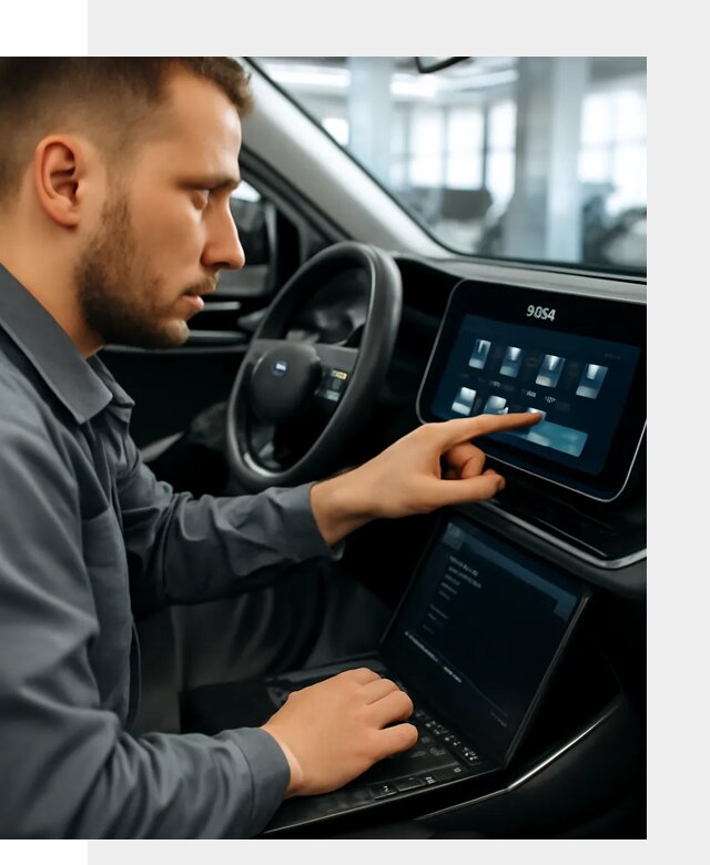 Установка приложений и сервисов Jetour в автомобиле в Инте