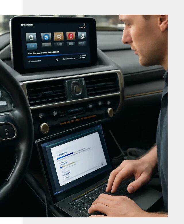 Установка приложений Lexus на мультимедиа в Инте